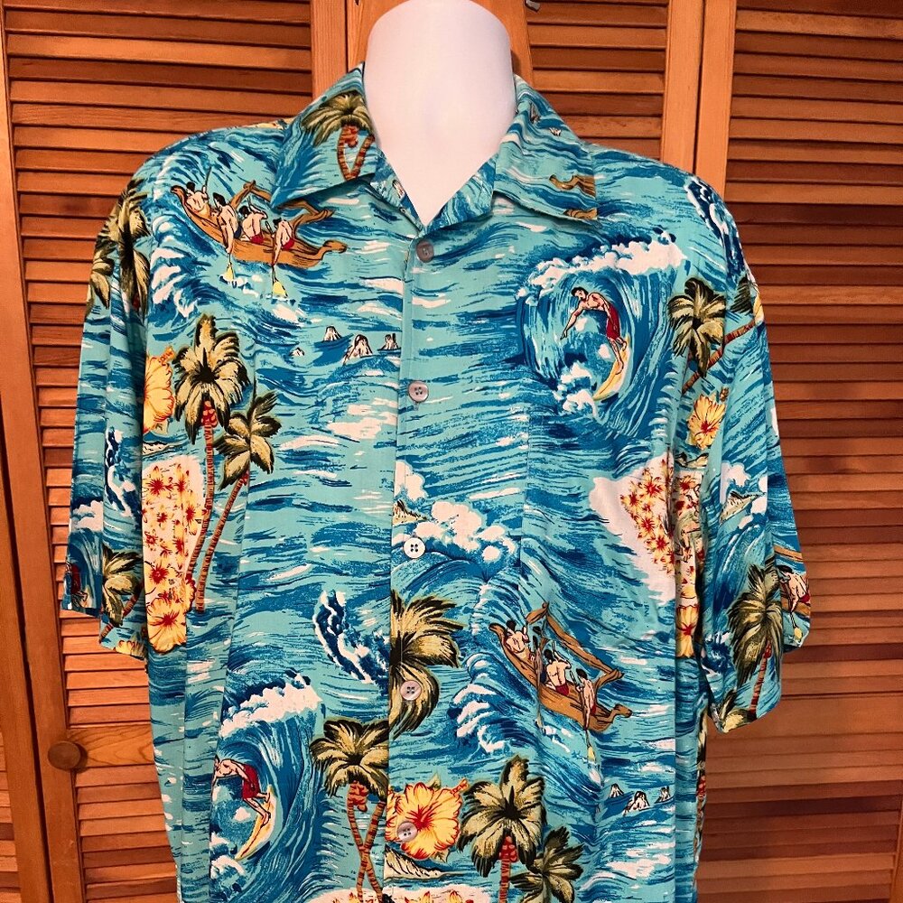 NWT SUNSET HIGHWAY SZ XL SS HAWAIIAN SHIRT